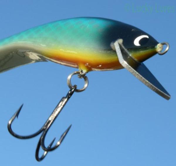 Turus Ukko Original Wobbler, Länge: 20 cm, Farbe: Sonderfarbe Alpines Fischen SAF von Suomen Uistin The Finnish Lure Company (Jarmo Rapala)